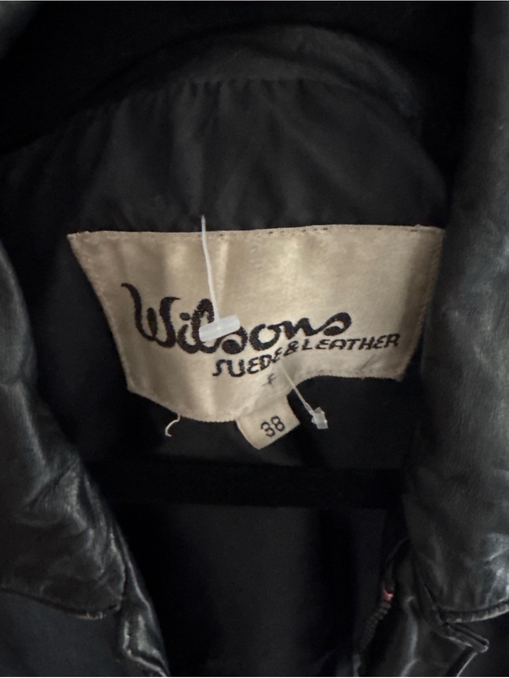 Wilsons Leather Black Cropped Leather Jacket - Picture 3 of 4